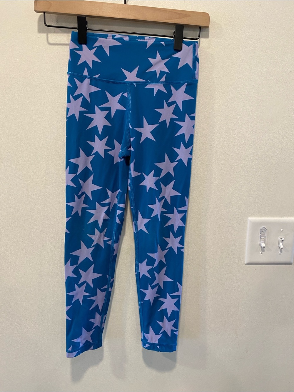 Hanna Andersson Active Print MadeToStretch Leggings in girls size 120 6-7